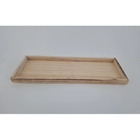 HOUTEN BAKJE 45X16CM WHITE WASH 864/166
