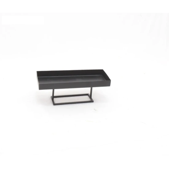 TRAY RECTANGLE ON FOOT 26X10 H10
