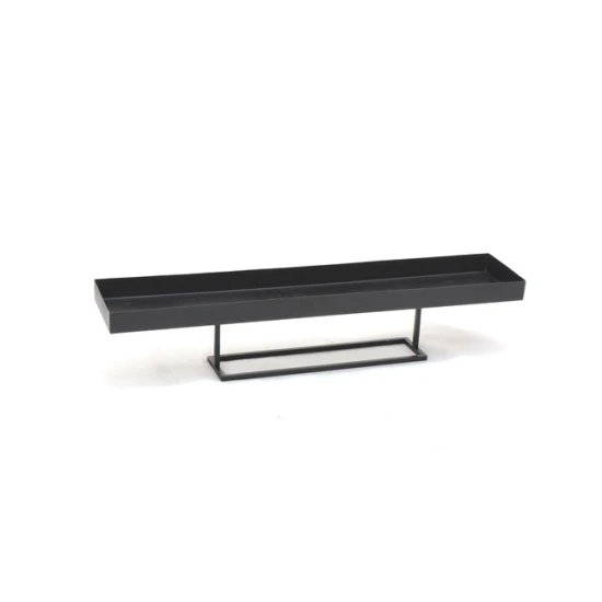 TRAY RECTANGLE ON FOOT 50X10 H10