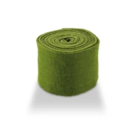 WOOL FELT 7.5CM +/-5M MOSS GREEN