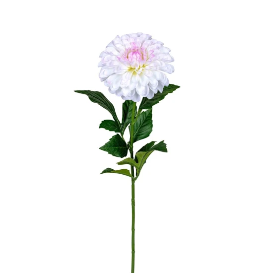 DAHLIA 60CM BLANC/ROSE