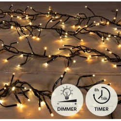 LED LIGHTING (INDOORS & OUTDOORS) CLUSTER 1920L/25M CLASSIC WHITE 10M  CABLE RUN IP44 24V/3VA TIMER 8/16U