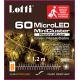 LIGHTING ON BATTERIES INDOOR SILVER WIRE STRING 60L/120CM LED WARM WHITE  2XAA (BATTERIES NOT INCLUDED)
