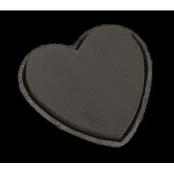 BLACK BIOLIT HART 25.5X28X4CM 2ST