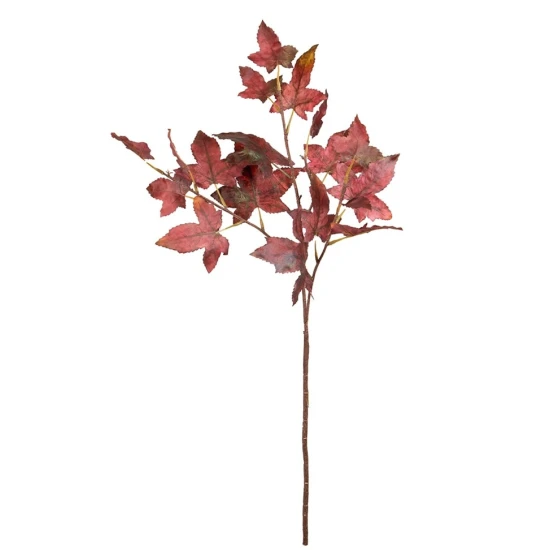 MAPLE LEAF 70CM BURGUNDY