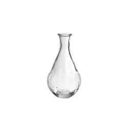 VASE DAHLIA D9 H16 CLEAR 12PCS