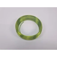 FIL ALUMINIUM 2.0MM VERT 100GR +/-12M