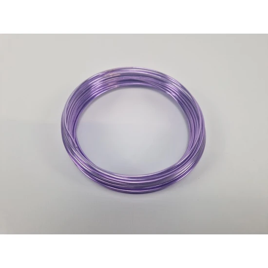 ALUMINUM WIRE 2.0MM LILAC PASTEL 100GR +/-12M