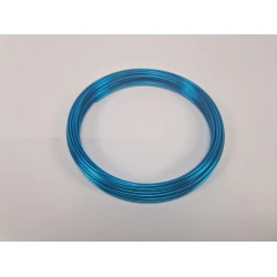 ALUMINIUMDRAAD 2.0MM TURQUOISE 100GR +/-12M