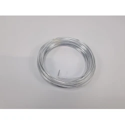 ALUMINIUMDRAAD 2.0MM ZILVER 100GR +/-12M