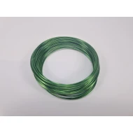 ALUMINUM WIRE 2MM +/-12M OLIVE GREEN