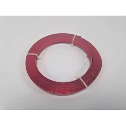 ALUMINIUMDRAAD FLAT 10MMX5MX1MM ROOD