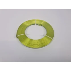 ALUMINIUMDRAAD FLAT 5MMX10MX1MM APPELGROEN