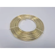 ALUMINIUMDRAAD FLAT 5MMX10MX1MM GOUD
