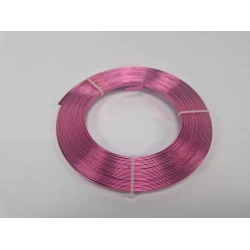 ALUMINIUMDRAAD FLAT 5MMX10MX1MM HARD ROZE