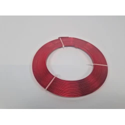 ALUMINIUMDRAAD FLAT 5MMX10MX1MM ROOD