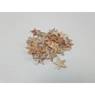 BIRCH BARK STARS 3CM +/-50PCS