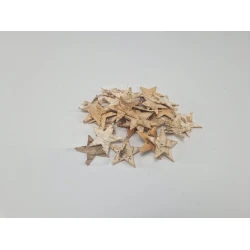 ETOILES ECORCE DE BOULEAU 5CM +/-40PCS