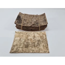 BIRCH BARK WHITE 20x30CM 20PCS