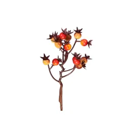 BERRIES BROWN/ORANGE 18CM 8PCS