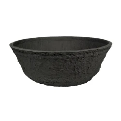 BLACK BIOLIT PLANTING BOWL 30X10.5CM