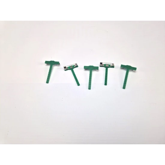 CORSAGESPELDEN CLIP (CORSAGESCLIPS) GROEN 5ST