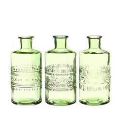 BOTTLE PORTO SOFT GREEN D7.5 H15.8 12PCS