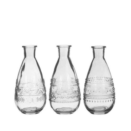 BOTTLE ROME CLEAR  D7.5 H14.5 12PCS