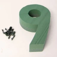 FOAM FRAME NUMBER 30CM "9" 1PC