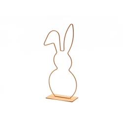 FRAME BUNNY SUR SOCLE 40CM APRICOT
