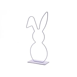 FRAME BUNNY SUR SOCLE 50CM LAVANDE