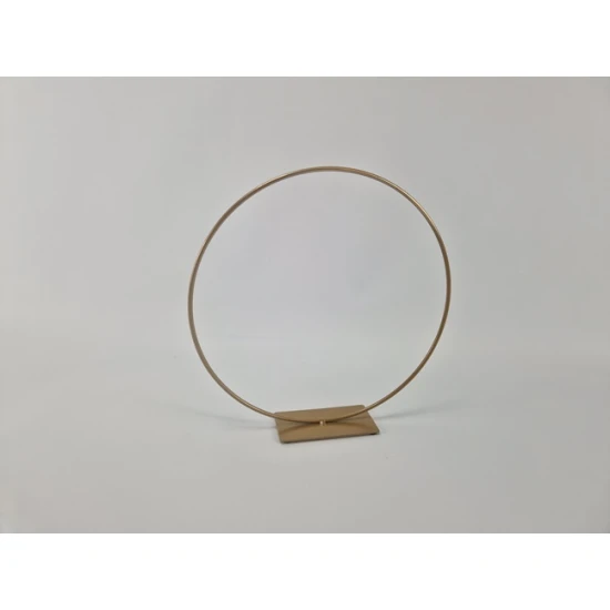 FRAME RING ON BASE 25CM GOLD