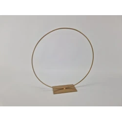 FRAME RING ON BASE 30CM GOLD