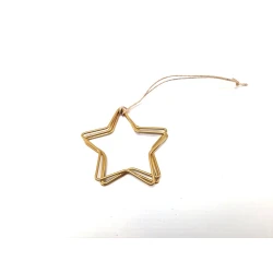 FRAME STAR 7CM TRIPLE GOLD