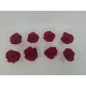 PRESERVED ROSE (MEDIUM OPEN) +/- 4.5CM BORDEAUX 8PCS