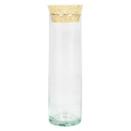 GLASS CYLINDER D6 H20CM WITH CORK