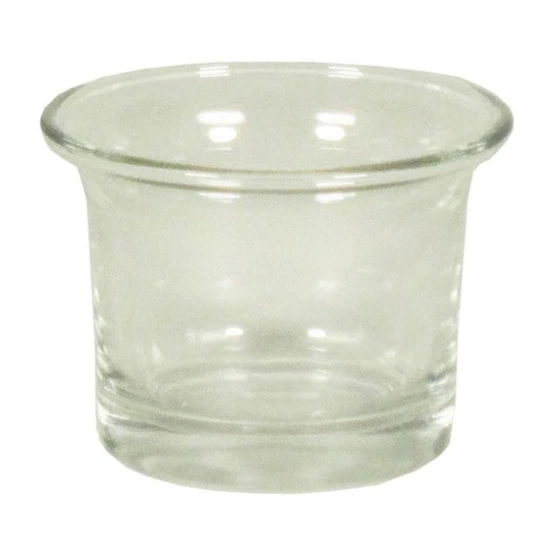 GLASS TEALIGHT D6.5 H4.5CM