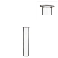 GLASS TUBE (FLOWER BOTTLE/PIPETTE) 1.5X10CM WITH EDGE 12PCS