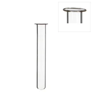 GLASS TUBE (FLOWER BOTTLE/PIPETTE)  1.5X10CM WITH RING 12PCS