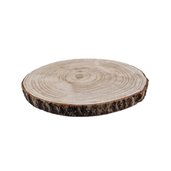 TRANCHE PAULOWNIA D40 H3CM NATUREL