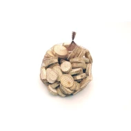 HOUTSCHIJVEN NATUREL +/-1KG