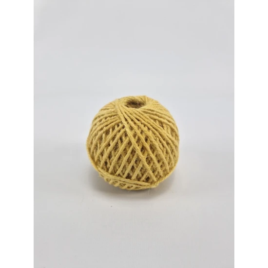 JUTE BINDKOORD 2DR +/-100GR GEEL