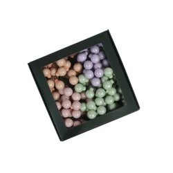 CHRISTMAS SPHERES 20MM PASTEL OPAL 144PCS