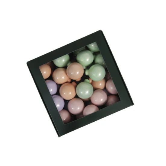 BOULE DE NOEL 40MM PASTEL OPAL 36PCS