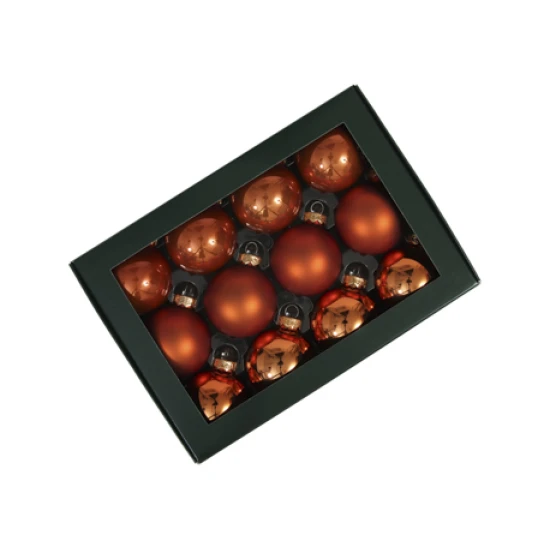 BOULE DE NOEL 57MM MANDARIN 12PCS