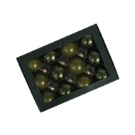 KERSTBOLLEN 57MM PINE OPAL 12ST