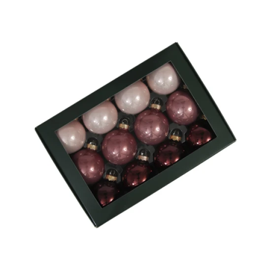 BOULE DE NOEL 57MM WILD BLOSSOM 12PCS