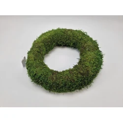 WREATH PRESERVED GREEN MOSS 40CM