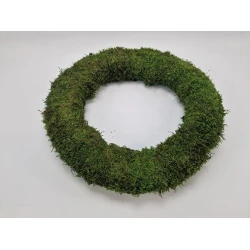 WREATH PRESERVED GREEN MOSS 50CM
