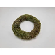 COURONNE MOUSSE VERT NATUREL 30CM